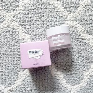 Dip powder nail art light baby pink color